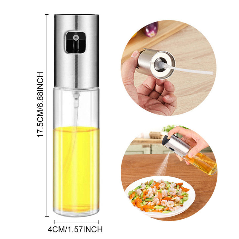 Cooking Oil Spray Bottle, Cooking with Less Fat