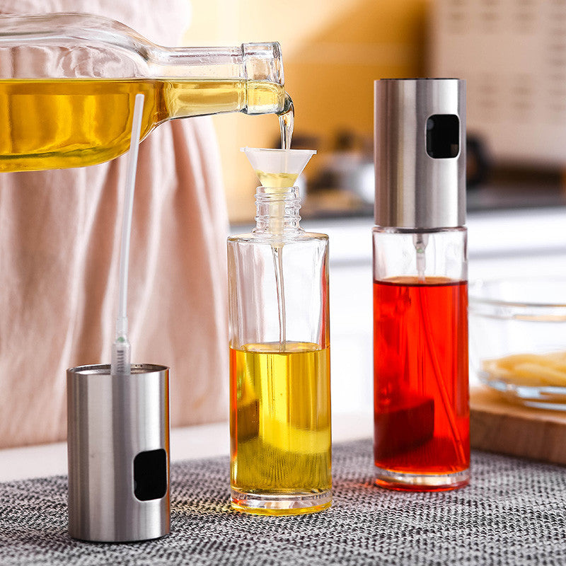 Cooking Oil Spray Bottle, Cooking with Less Fat