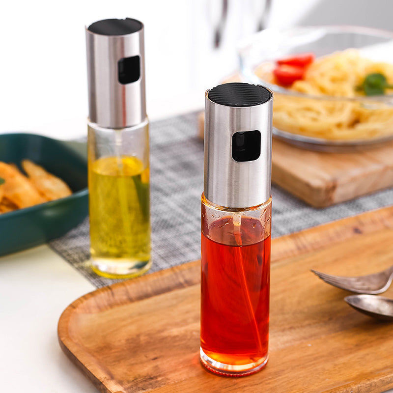 Cooking Oil Spray Bottle, Cooking with Less Fat